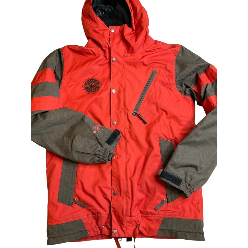 Men's 686 Six Eight Six Snowboarding Jacket Authentic Class Insulated Size Small - Picture 2 of 8